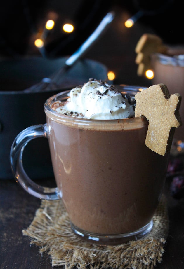 Gingerbread Vegan Hot Chocolate