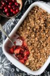 Cranberry Apple Crumble