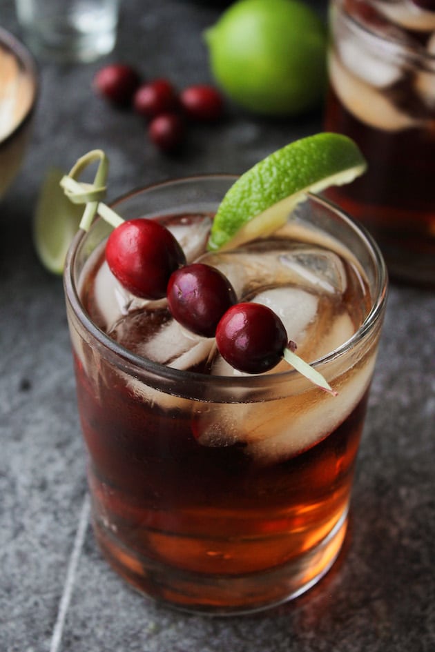 Cranberry Crush Cocktail - fresh and fiery with just the right amount of sweet and tart