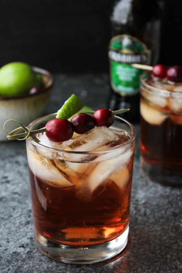 Cranberry Crush Cocktail - fresh and fiery with just the right amount of sweet and tart