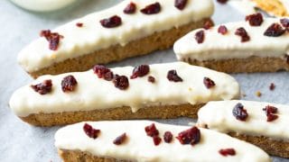 Cranberry Orange Gluten Free Biscotti