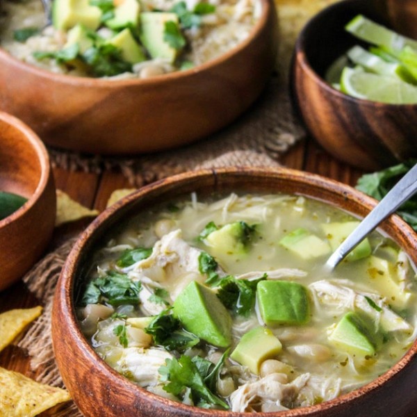 White Bean Chicken Chili Soup (Instant Pot)