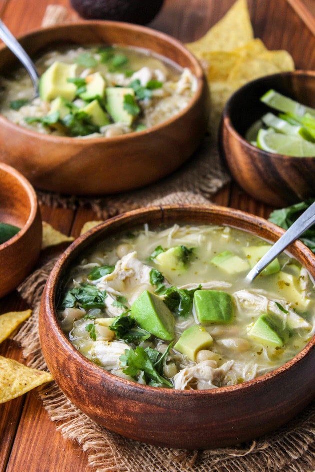 White Bean Chicken Chili Soup (Instant Pot)