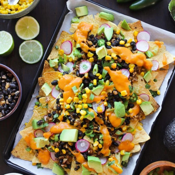 Loaded Vegan Nachos