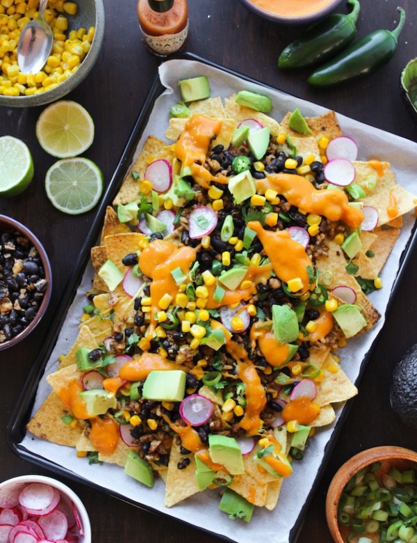 Loaded Vegan Nachos