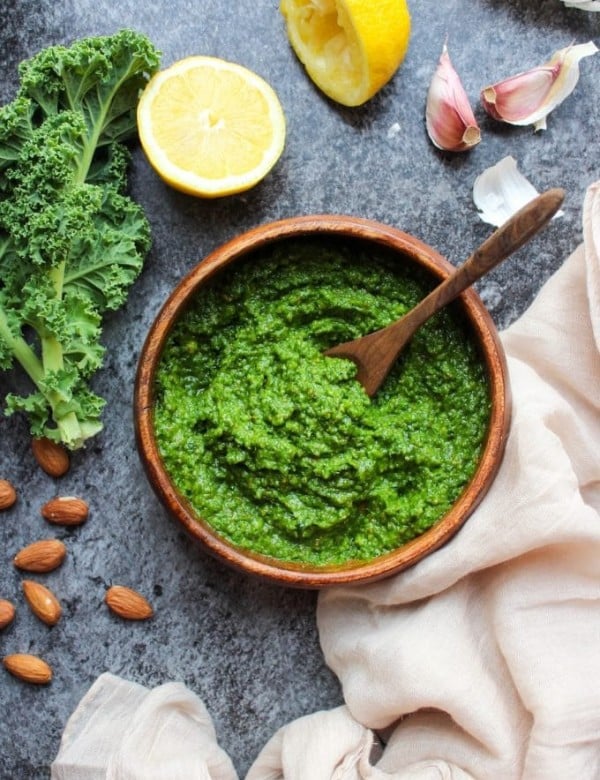 Paleo Vegan Kale Pesto