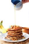 Flourless Carrot Banana Pancakes