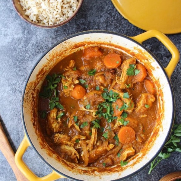 One Pot Moroccan Chicken Stew