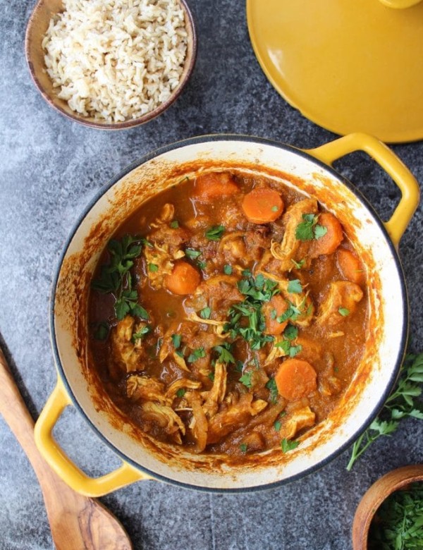 One Pot Moroccan Chicken Stew