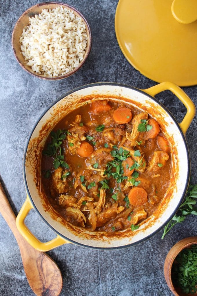 One Pot Moroccan Chicken Stew