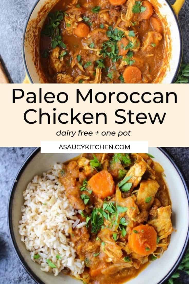 Paleo Moroccan Chicken Stew A Saucy Kitchen