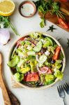 Super simple one pot Taco Skillet packed with veggies, protein, and loads of spice | A perfect, low carb weeknight dinner! Gluten Free + Whole30 & Paleo options – just skip the cheese! Recipe Here: https://www.asaucykitchen.com/one-pot-taco-skillet/