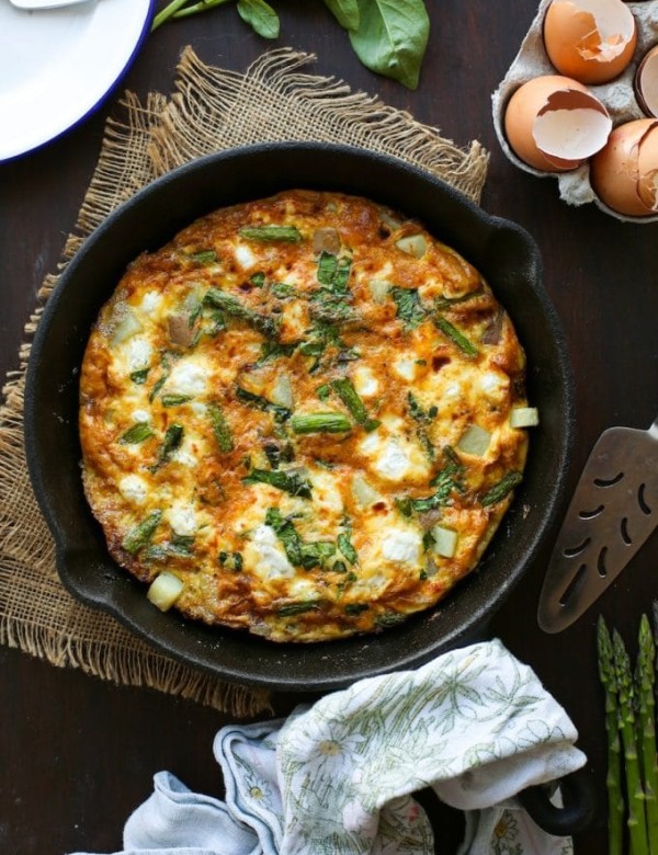 Potato & Asparagus Frittata