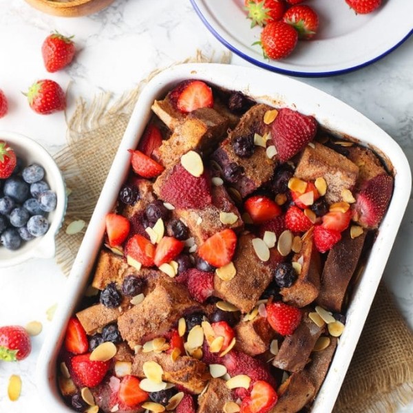 Aquafaba French Toast Casserole