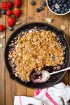 Peanut Butter Berry Crumble