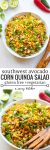 Southwest Avocado Quinoa Corn Salad - the perfect summer salad to bring to BBQ's & potlucks | Gluten Free + Vegetarian