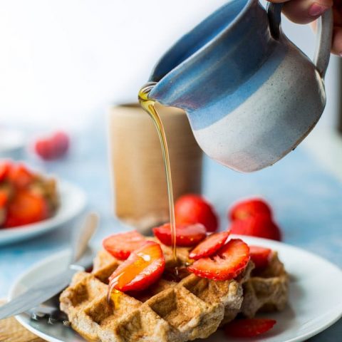 Coconut Flour Paleo Waffles (Single Serve)-image
