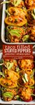 A healthier option for your next Taco Tuesday: Paleo friendly Taco Stuffed Peppers | Gluten Free + Low Carb + Whole30 Option