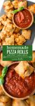 'Healthified Homemade Pizza Rolls made with a grain free sweet potato crust | Paleo + Gluten Free + Dairy Free
