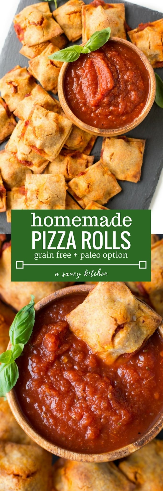homemade pizza rolls (paleo)