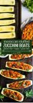 Moroccan Stuffed Zucchini Boats - Moroccan spiced veggies with chickpeas and dried cherries | Gluten Free + Vegan