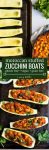 Moroccan Stuffed Zucchini Boats - Moroccan spiced veggies with chickpeas and dried cherries | Gluten Free + Vegan