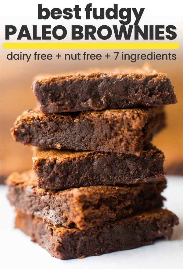 best fudgy paleo brownies recipe (nut free)