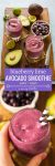 5 ingredient Blueberry Lime Smoothie - thick creamy & filling! | Paleo + Vegan