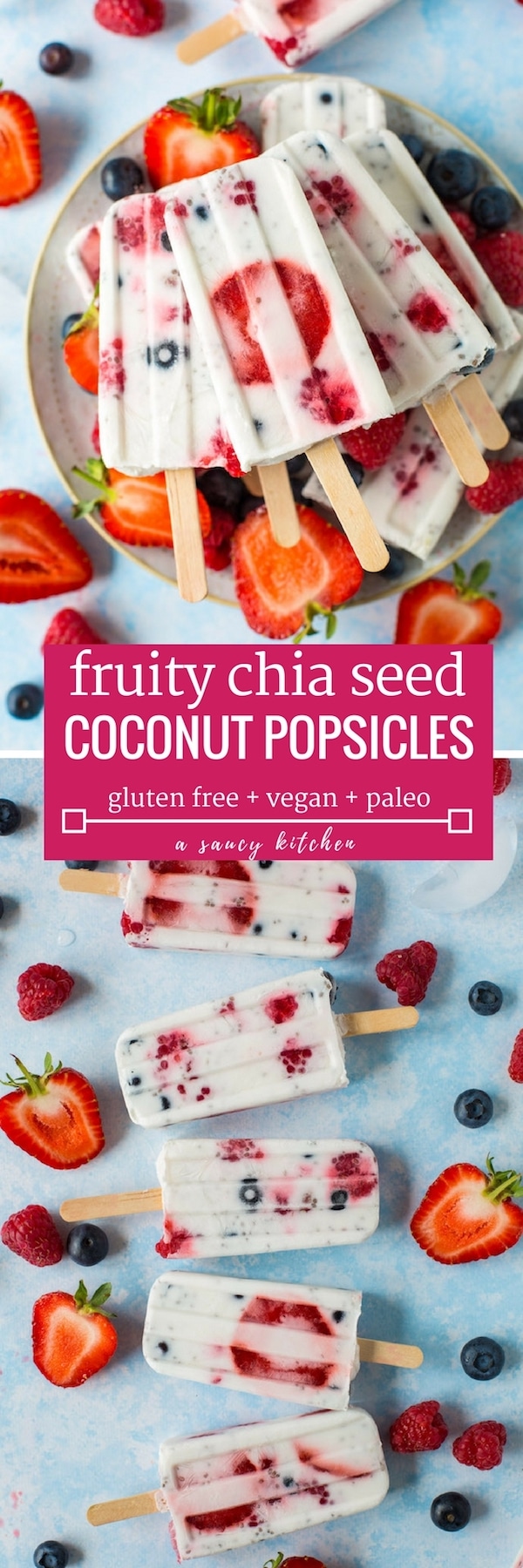 fruity chia seed coconut popsicles