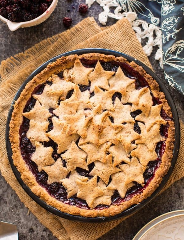 Grain Free Blackberry Pie