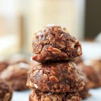 Healthy No Bake Cookies with Coconut