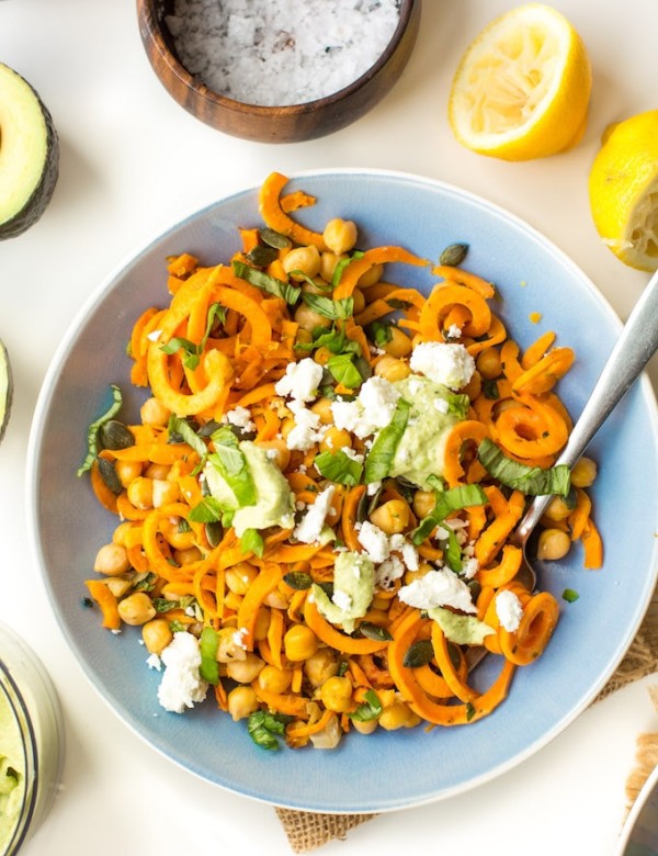 Mediterranean Sweet Potato Noodles