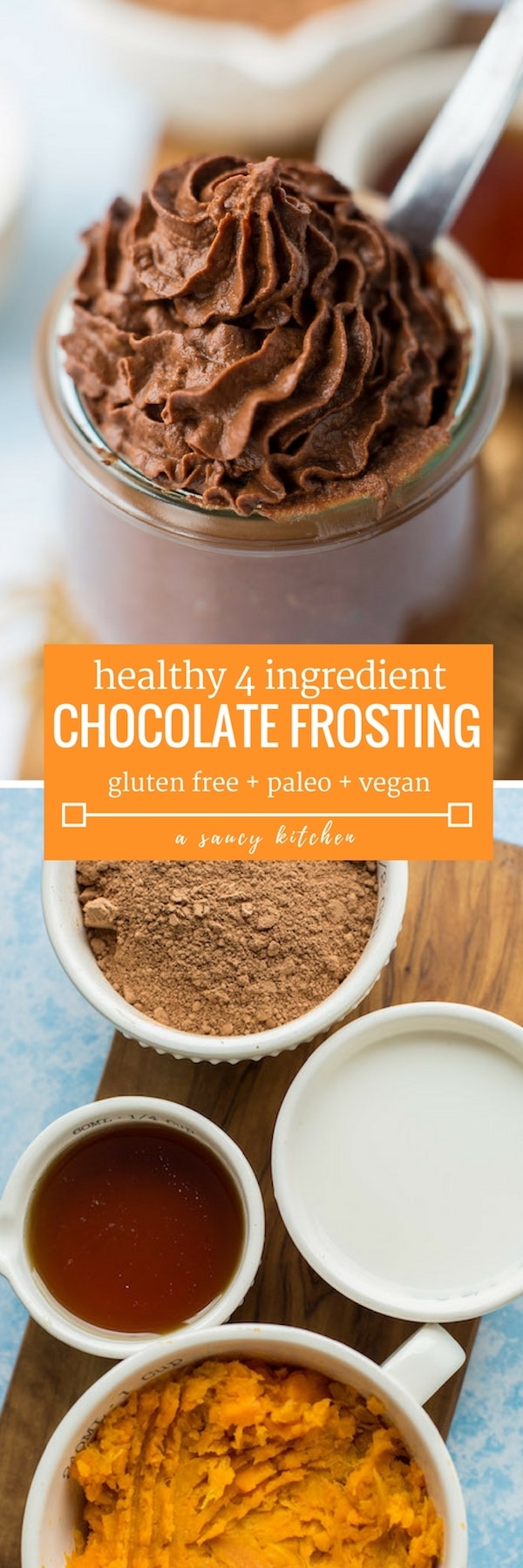 paleo vegan chocolate frosting