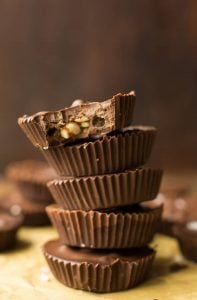 Peanut Butter Crunch Chocolate Cups