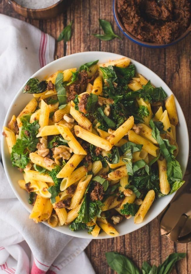 Sun Dried Tomato Pesto Pasta