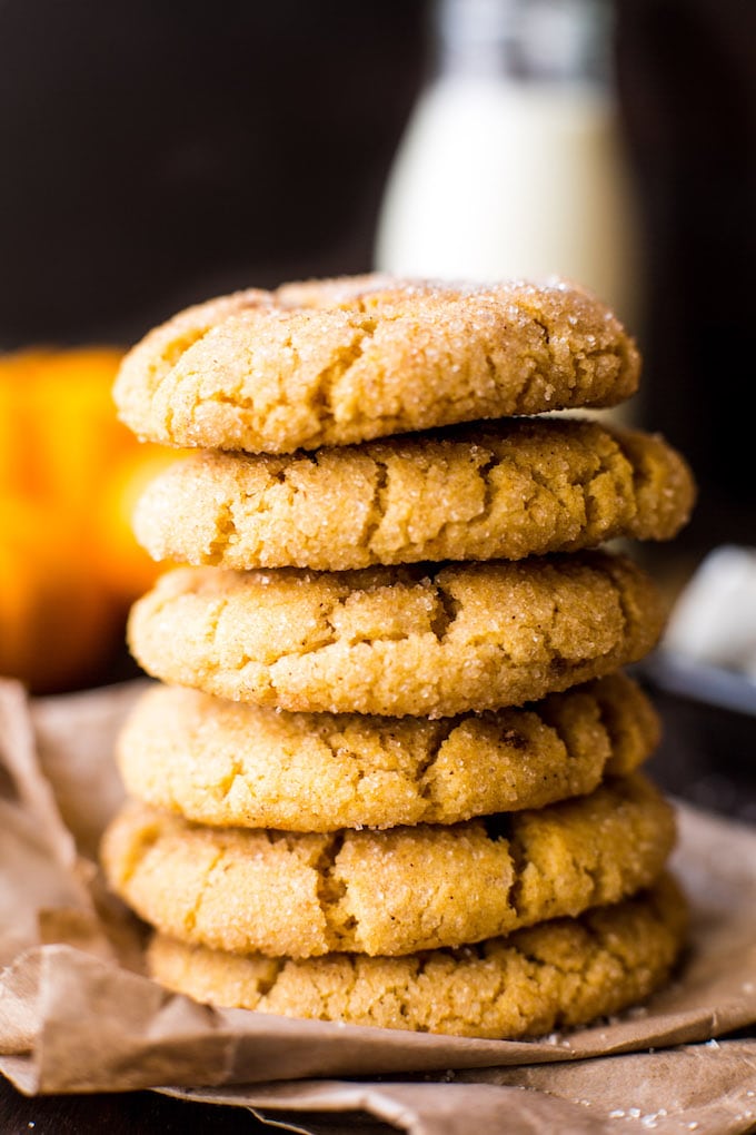 Chai Spiced Pumpkin Snickerdoodles