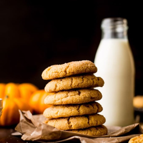 Chai Spiced Pumpkin Snickerdoodles