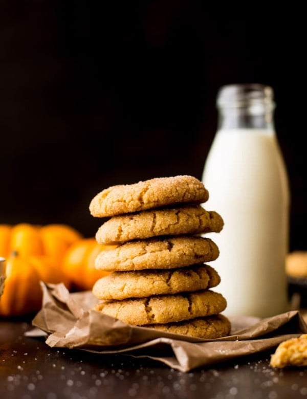 Chai Spiced Pumpkin Snickerdoodles