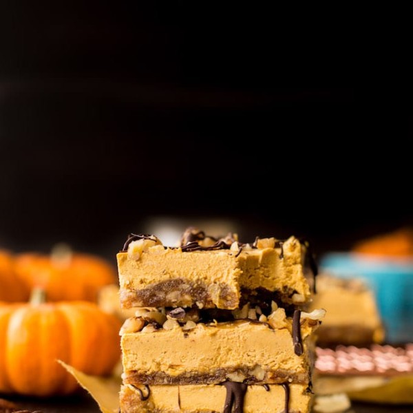 No Bake Pumpkin Cheesecake (Paleo + Vegan)