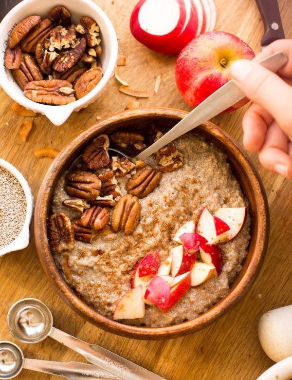 Warm Chai Chia Seed Pudding