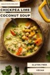 chickpea lime coconut soup pin graphic