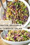 Bacon Brussels & Cabbage Salad PIN GRAPHIC