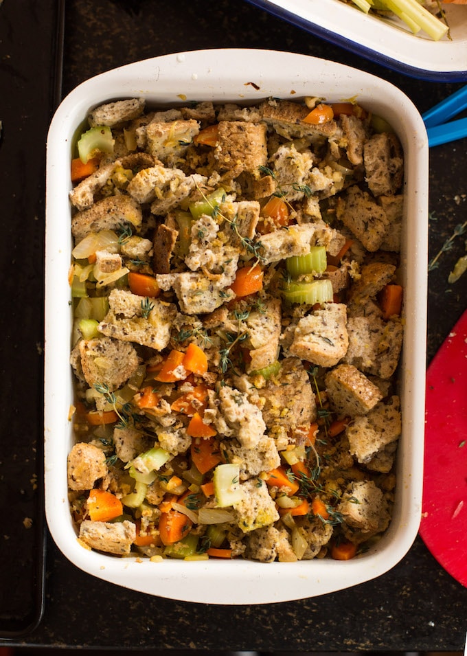 Gluten Free Stuffing - prebaked