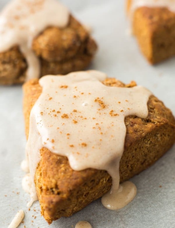 Gluten Free Vegan Gingerbread Scones