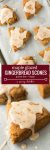 Gluten Free Vegan Gingerbread Scones pinterest marketing image