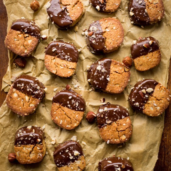 Grain Free Chocolate and Hazelnut Slice and Bake Cookies