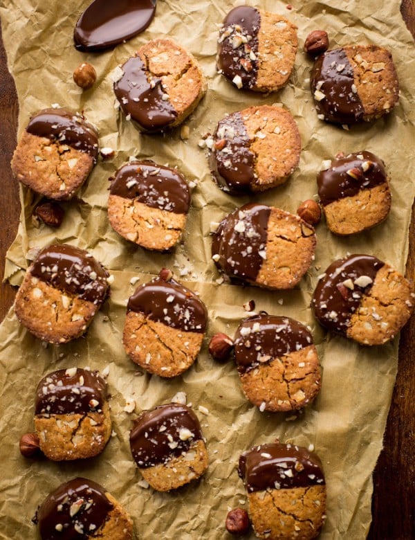 Grain Free Chocolate and Hazelnut Slice and Bake Cookies