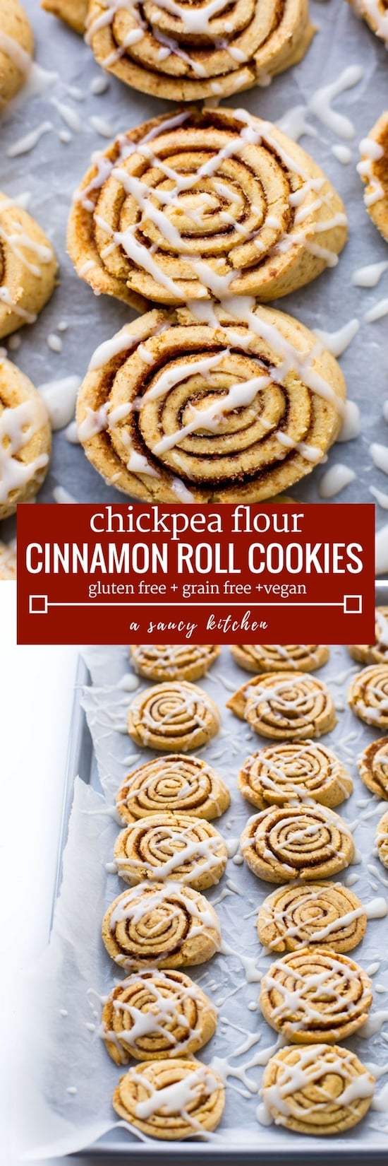grain free cinnamon roll cookies
