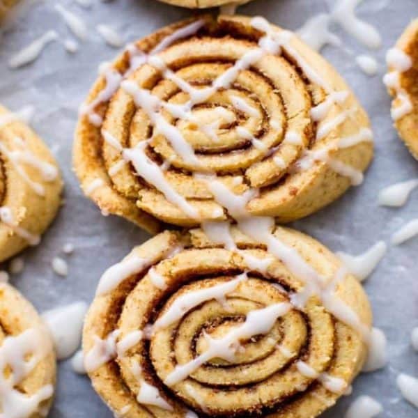 Grain Free Cinnamon Roll Cookies