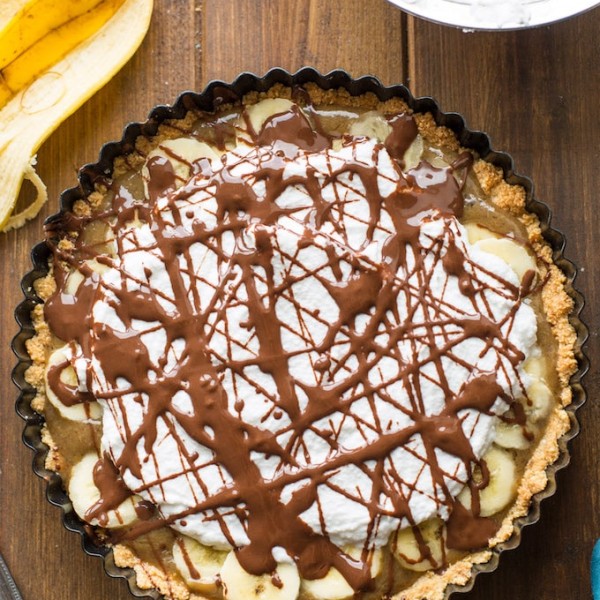 Paleo + Vegan Banoffee Pie